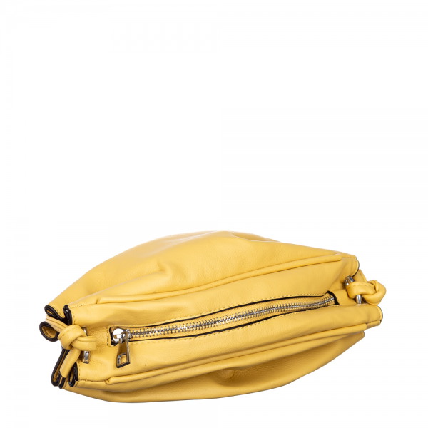 Γυναικεία τσάντα Abela κίτρινη, 2 - Kalapod.gr